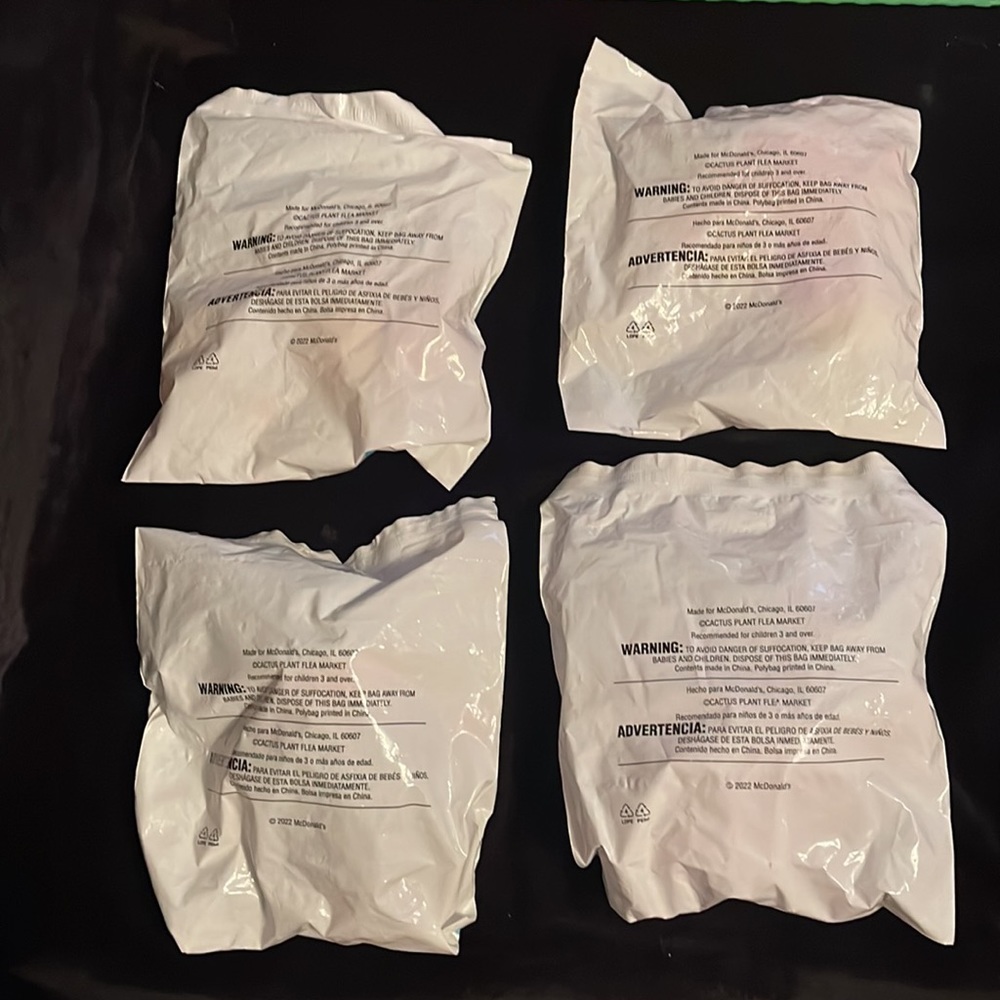 Mcdonald's Limited Edition Cactus Flea Market Adult Happy Meal.Full Set Sealed - Picture 3 of 5